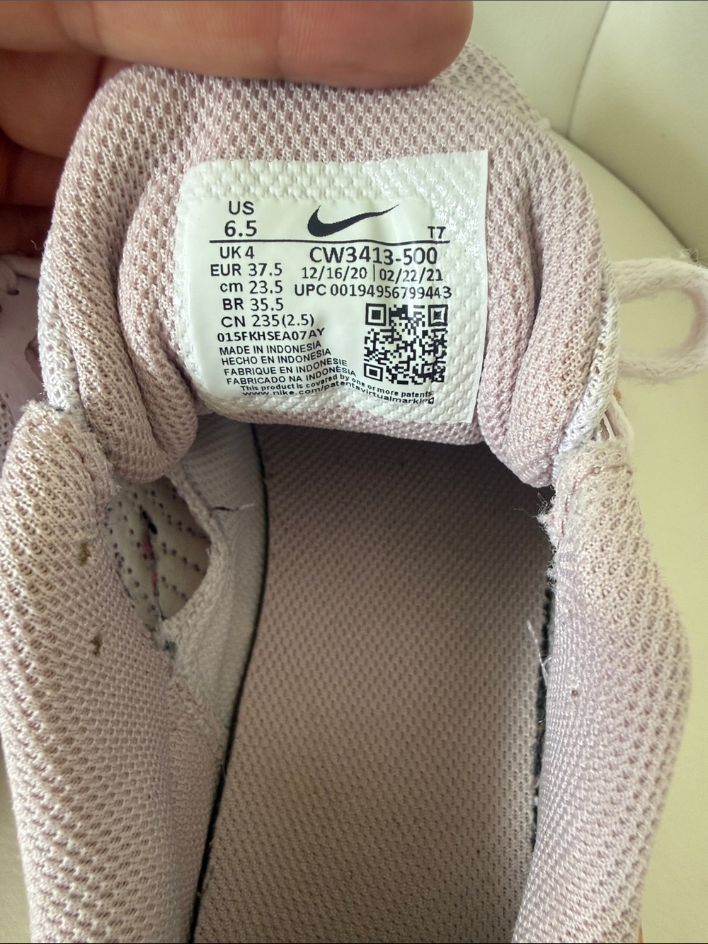 Nike Downshifter 11 Pink Blush Sneakers Mesh Lightweight for Road Running Sz 6.5 - Picture 7 of 14